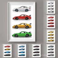 GT3 RS-Supercar Poster Generation Car Canvas Print Painting Home Decoration Wall Art Gift for Car Lo