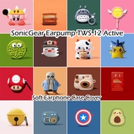READY STOCK! For SonicGear Earpump TWS 12 Active Case Anti-fall cartoon series Soft Silicone Earphone Case Casing Cover NO.2