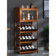 Red Wine Shelf Shelf Shelf Household Small Wine Cabinet Wine Lattice Bar Display Rack Put Wine Decor