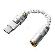 BT 11cm USB C to 3 5mm Cable for Earphone and Music Call Routines