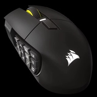 Corsair SCIMITAR ELITE WIRELESS SE MMO Gaming Mouse – Gun Metal / White