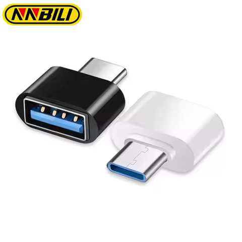 NNBILI OTG USB 3.0 To Type C Adapter Type-c Female to USB Male Converter for Macbook Xiaomi Samsung 