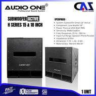 Subwoofer Audio One 118 H Active - Aktif 15 18 inch Sound System Outdoor Lapangan Garansi DMS