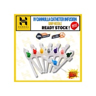 IV Cannula Catheter Infusion Drip Needle/ Jarum, 18G, 20G, 22G, 24G