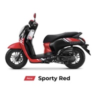 Beli Stiker Striping Motor Scoopy 2023 Merah Sporty Red
