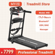 MY-HI Treadmill Electric Heart Rate Monitoring Incline Adjustment Bluetooth Music Massager M10 APP