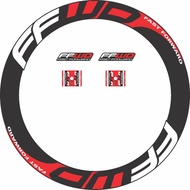 FFWD sticker for 700c 3-layer bicycle wheel rim
