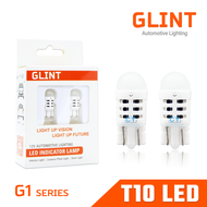 GLINT- GX1 LED T10 W5W Cool White LED Bulb 12V Parking Light | 1Set 2Pcs T10 LED Replacement for Fro