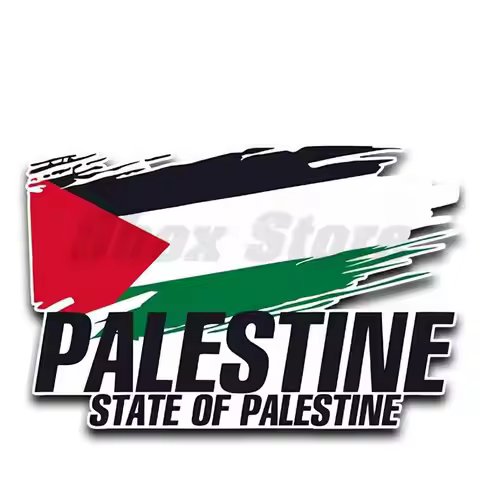 Palestine Flag Bumper Stickers Motorcycle Racing National Flag Off Road 4x4 Decal World Peace Sticke