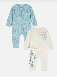 英國代購 Disney baby 跳跳虎嬰兒連身衣(1套2件）