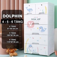 (HỎA TỐC) Tủ Đựng Đồ Cho Bé Tiện Lợi Xinh Xắn V-BABY T2S Nhựa PP An Toàn Chắc Chắn