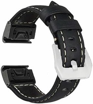 GANYUU Quick Easyfit leather band for Garmin Fenix 7 7X 6 6X Pro 5X 5 3 hr 945 COROS VERTIX 2 Bracelet Wrist Strap Smart Accessories