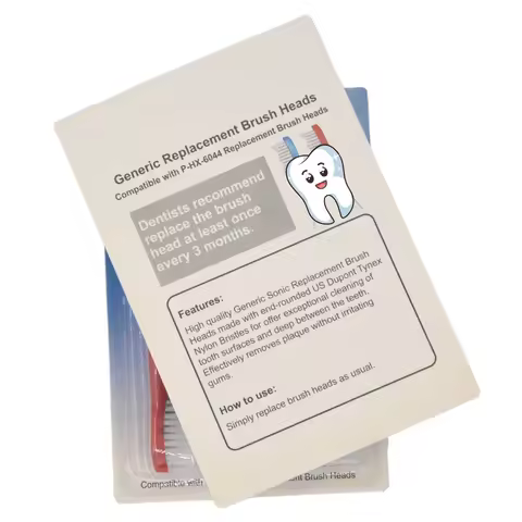 4PCS Replacement Toothbrush Heads HX6044 For HX6034/HX6322/HX6340/HX6024/HX6032/HX6321HX6311/HX6330 