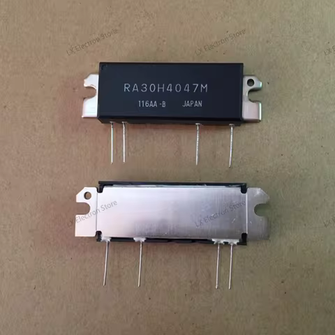 RA30H4047M 30-watt RF MOSFET Amplifier Module for 12.5-volt mobile radios that operate in the 400- t