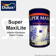 (NO RETURN/ NO EXCHANGE) Dulux Paint Super Maxilite Interior Emulsion 7L