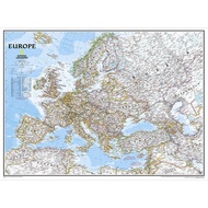Geography Education Tools English Europe Map Political Distribution 2006 Year Map Wall Art Prints Pa