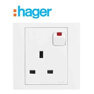 ~🔥🔥🔥Promo New Shop🔥🔥🔥~HAGER STYLEA 13A SWITCH SOCKET SIRIM APPROVED ORIGINAL~READY STOCK~