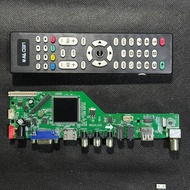 Paket Board RR52C.03A TV LED LCD Digital Monitor Kabel LVDS 20 30 40 Pin Layar Laptop USB Multimedia