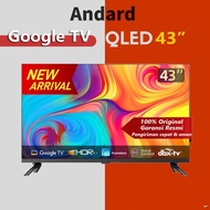 Andard ทีวี 43 นิ้ว  สมาร์ททีวี Android Smart TV 4K UHD wifi ดิจิตอลทีวี ทีวีราคาถูกๆ ทีวีจอแบน yout