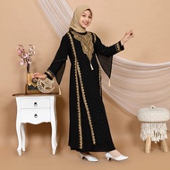 Abaya Turki Turkey Gamis Anak Tanggung Hitam 7-12 Tahun Impor Mewah Terbaru Terlaris Termurah COD