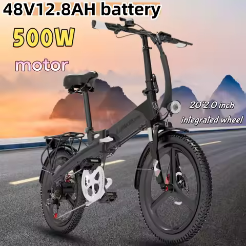 Mini Folding G660 Electric Bicycle is 500W Motor 48V12.8AH and Electric bike is Lithium Battery 20 i