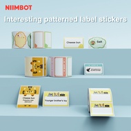 NIIMBOT B1/B21/B3S Color Label Printing Paper Name Sticker Sticker Waterproof Self