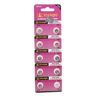 10 Pieces AG2 397 LR726 397A L726F 1.55V Alkaline Batteries Button Cell Battery for toy Gift Watch