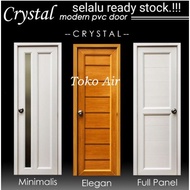 Ready Pintu Kamar Mandi Modern Pvc Door Crystal Non Cod