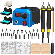 Wood Burning Tool, Wood Burner Kit, Digitally Adjustable Temperature Wood Burner Kit (LH55-Fine-Pen-