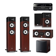 Yamaha RX-V385 + JBL Stage A180 5.1 channel speaker (A130/SW050)