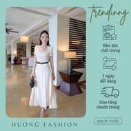 Huong fashion dress with belt