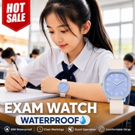 ZGO Jam Tangan Peperiksaan Silent Exam Watch Waterproof Luminous Shockproof Soft Strap Student Watch