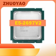 Xeon 2697 E5-2697V2เวอร์ชันทางการ12-CORE 2.7GHZ 30MB LGA-2011โปรเซสเซอร์ E5-2697 V2 CPU E5 2697V2 CPD