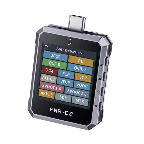 FNIRSI FNB-C2 USB Type-C Tester PD3.1 Fast Charging Voltage Current Power Analyze 50V Support PC Dat