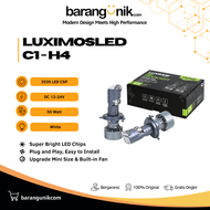 Lampu Utama 50W H4 LHD Mini Projector Biled Mini Laser Super Bright C1 LUXIMOS