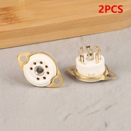 Kaleidoscope 2 PCS 7pin B7G Ceramic Vacuum Tube Soet Valve Base For 6Z4/EAA91/EC92, Etc. Vintage Aud