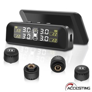 Wireless Solar-Powered Tire Pressure Monitoring System (TPMS), Tire Pressure Monitoring System with 