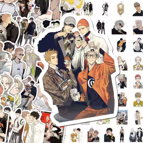 65PCS Manga Old Xian 19 Days Sticker Set - Mo Guanshan, He Tian Characters DIY Scrapbooking Stickers