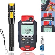 1pc 50mw 50km Visual Fault Locator VFL, 1pc 3 in 1 Function Fiber Optic Tester (OPM Optical Power Me