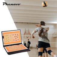 [Phenovo] Foldable Clipboard Kit for Volleyball Training, Volleyball Equipment Magnets, Volleyball E