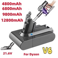 New V6 21.6V12800mAh Li-ion Battery for Dyson V6 Battery DC58DC59DC61DC62Vacuum Cleaner SV09 SV07 SV
