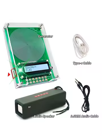 0.01HZ~100KHZ 7.83Hz Schumann Resonance Ultra-low Frequency Pulse wave Generator Audio Resonator