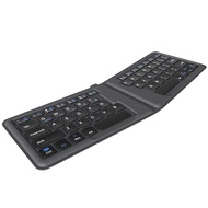 JOMAA Mini Bluetooth-campati Folding Keyboard for ipad Phone Laptop Rechargeable Wireless Foldable Keyboard Ergonomics