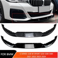 Front Bumper Lip Spoiler Guard Chin Splitter Diffuser for BMW 5 Series G30 M Sport 525i 530i 540i 20