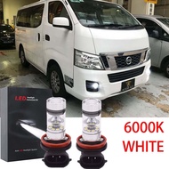 หลอดไฟตัดหมอก LED 6000K สีขาว สําหรับ Nissan Navara (D40) 2007- 2014 Nissan Urvan NV350 2014-2017 2 