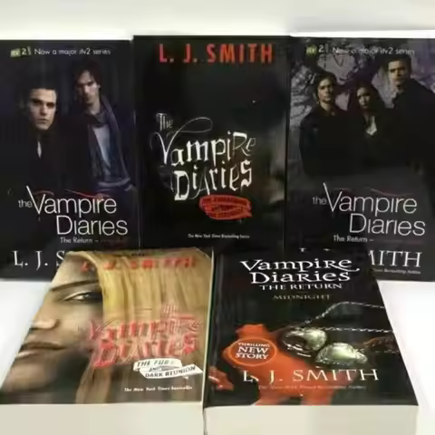 The Vampire Diaries: The Struggle Vampire Diaries 1-7 English Complete Sets of 5 English Book Englis
