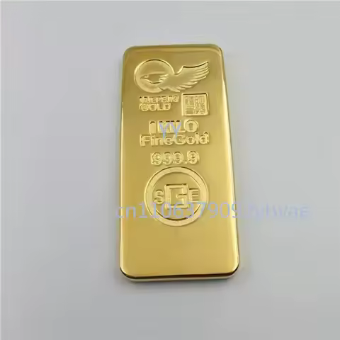 Copy Switzerland 1kilo/1000g 24k Gold Bar Bullion Replica Swiss Jewelry Store Bank Display Anti-thef