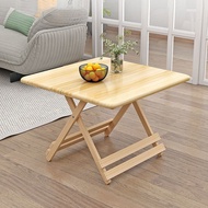 Solid Wood Foldable Table Household Dining Table Simple Portable Food Rental Room Square Small Apart