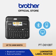 Brother PT-D610BT USB Bluetooth Label Maker - Paparan LCD Berwarna | 24mm