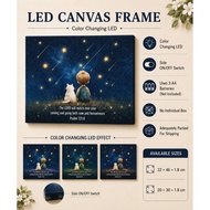 LED Canvas Frame – Color Changing Light | Psalm 121:8 Christian Wall Art * Christian Gift * Chosen T